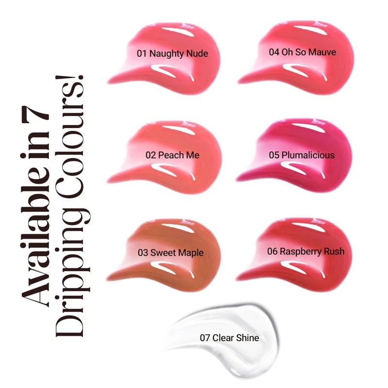 Hilary Rhoda Glass Glow Lip Gloss | Nourishing & Hydrating Lip Gloss | Sheer Coverage | High Shine | Juicy & Plump Lips | Glides on Smoothly | 5ml (Oh So Mauve - Shade 04) - Thumbnail 6